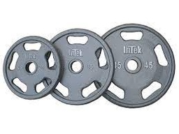 [RSO-025] INTEK Disco gris // Gray 25 lb Steel Olympic Plate RSO-025